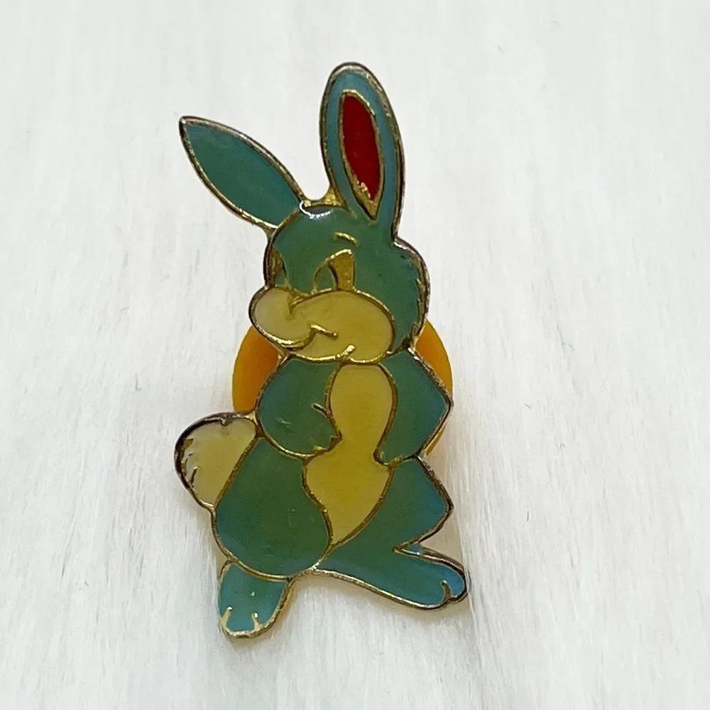 🔮 5/$25 Vintage Bunny Rabbit Pin